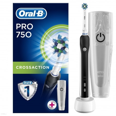               ORAL-B PRO 750 CROSS ETUI + 2 KOŃCÓWKI