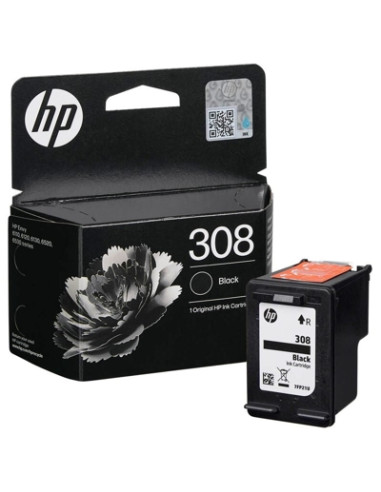 Tusz Oryginalny HP 308 (7FP21UE) Czarny do HP Envy 6110e, 6120e, 6122e