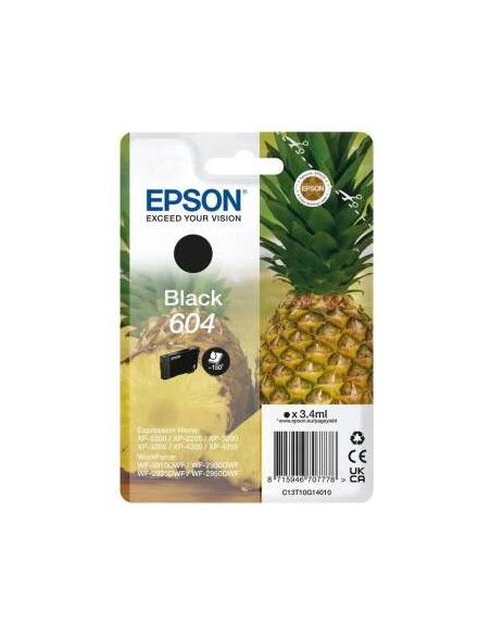 Tusz Oryginalny Epson 604 (C13T10G14010) Czarny