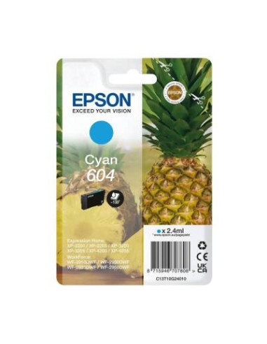 Tusz Oryginalny Epson 604 (C13T10G24010) Błękitny
