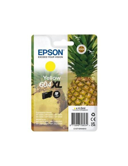 Tusz Oryginalny Epson 604 XL (C13T10H44010) żółty