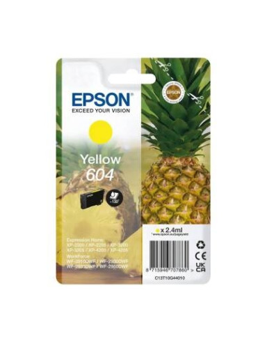 Tusz Oryginalny Epson 604 (C13T10G44010) żółty