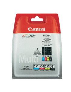 Tusz Oryginalny Canon CLI-551 CMYK (6509B008) CMYK