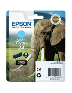 Tusz Oryginalny Epson T2425 (C13T24254010) Jasny błękitny
