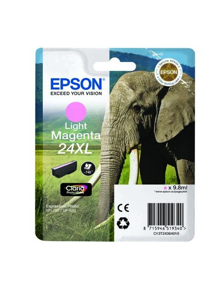 Tusz Oryginalny Epson T2436 (C13T24364010) Jasny purpurowy